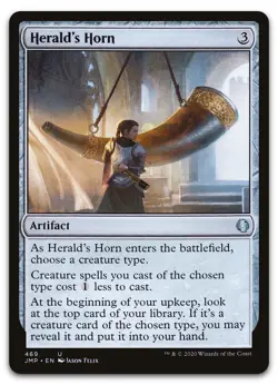 Herald's Horn #469 (NM) Jumpstart JMP Magic MTG - Image 1