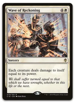 Wave of Reckoning #79 (LP) Commander 2016 C16 Magic MTG - Image 1