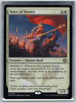 Voice of Victory FOIL - Tarkir Dragonstorm - Regular - MTG - Magic - Near Mint - Image 1
