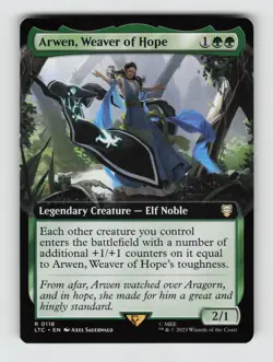 Arwen, Weaver of Hope (Extended Art)*Non-Foil* LTC 118 NM - Image 1