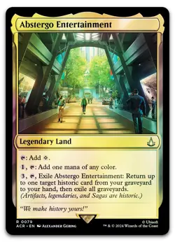 Abstergo Entertainment #79 (Foil) (NM) Assassin's Creed ACR Magic MTG - Image 1