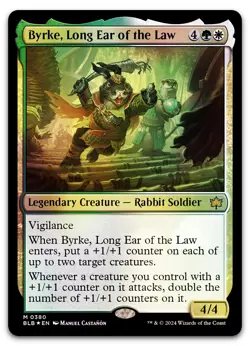 Byrke, Long Ear of the Law #380 (Foil) (NM) Bloomburrow BLB Magic MTG - Image 1