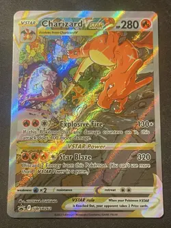 Pokemon TCG Charizard VSTAR SWSH262 Promo Full Art Holo SWSH: Sword & Shield - Image 1
