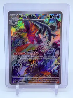 TCG Pokemon Scarlet & Violet Paldea Evolved Baxcalibur 210/193 Illustration Rare - Image 1