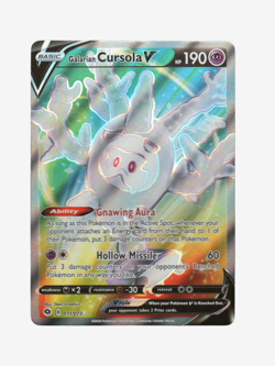 Pokemon TCG: Galarian Cursola V (Full Art) 71/73 Champions Path Holo - Image 1