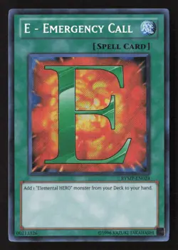 E - Emergency Call Secret Rare Ra Yellow Mega Pack RYMP-EN024 NM - Image 1