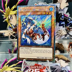 Yugioh Mermail Abysslinde RA04-EN011 Platinum Secret Rare 1st Ed Near Mint - Image 1