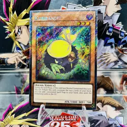 Yugioh Kuribandit RA04-EN221 Platinum Secret Rare 1st Ed Near Mint - Image 1