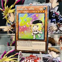 Yugioh Star Drawing RA04-EN199 Platinum Secret Rare 1st Ed Near Mint - Image 1