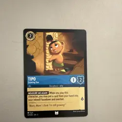 Disney Lorcana Tipo-Growing Son 157/204 Shimmering Skies Sapphire Uncommon - Image 1