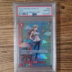 Nami One Piece 2023 OP05 Awakening/New Era Japanese #016 PSA 10 Alternate Art - Image 1