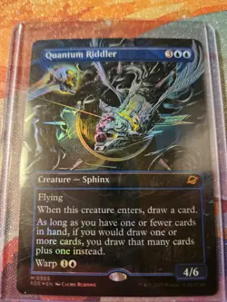 MTG Quantum Riddler (Borderless) Foil Edge of Eternities Regular #305 Magic EOE - Image 1