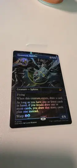 MTG Quantum Riddler (Borderless) Foil Edge of Eternities Regular #305 Magic EOE - Image 2