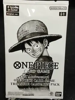 Bandai One Piece 3rd Anniversary Treasure Campaign Pack - Image 1