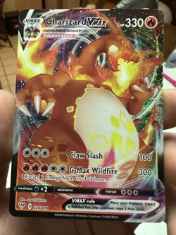Pokemon TCG Charizard VMAX Darkness Ablaze Rare Holo Card 20/189 - Image 1