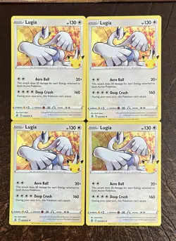 (4) Pokemon TCG Celebrations Cards Lugia 22/25 Holo NM🔥 - Image 1