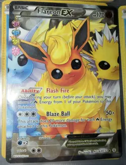 Pokemon Flareon EX TCG Card RC28-RC32 Generations Radiant Collection Holo - Image 1