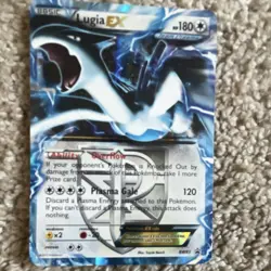 Pokemon TCG Lugia EX Holo Rare Black & White BW83 Basic Psychic 180HP Card - Image 1