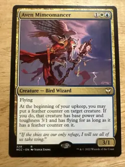 x1 Aven Mimeomancer R MTG Commander Streets of New Capenna M/NM, English - Image 1