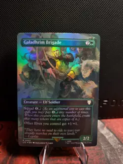 MTG Galadhrim Brigade (Borderless) Commander: The Lord of the Rings: Tales of... - Image 1