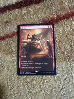 Magic The Gathering MTG Abrade (Game Day) (Full Art) | NM | Game Day Promos - Image 1