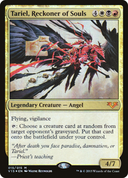 Tariel, Reckoner of Souls #15 (Foil) (MP) From the Vault: Angels V15 Magic MTG - Image 1
