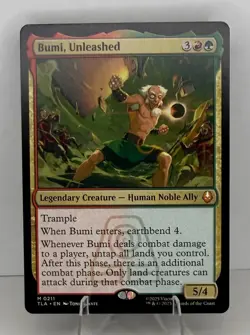 MTG TLA-0211 Bumi, Unleashed - Avatar: The Last Airbender Mythic Rare - Image 1