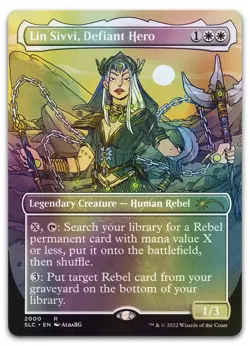 Lin Sivvi, Defiant Hero #2000 (Foil) (NM) Secret Lairs 30th SLC Magic MTG - Image 1