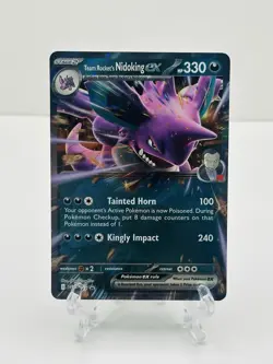 🔥Pokemon TCG-Team Rocket's Nidoking-217-Destined Rivals-Black Star Promo-M/NM🔥 - Image 1