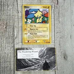 Minun ⭐ 4/17 Holo Rare POP Series 3 2006 Pokemon HP Wear on the Back and Edges - Image 1