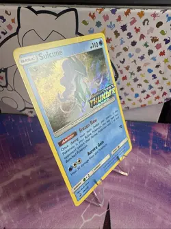 Suicune 2016 Pokemon TCG #SM149 Sun & Moon Lost Thunder Rare Holo Stamped - Image 2