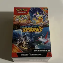 Pokemon TCG Surging Sparks Booster Bundle (6 Packs) Factory Sealed - Image 1