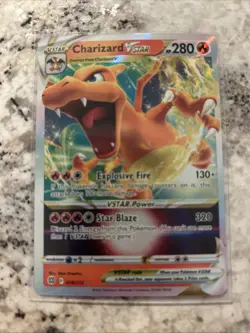 Pokemon TCG Charizard VSTAR 018/172 SWSH Brilliant Stars Ultra Rare NM Condition - Image 1
