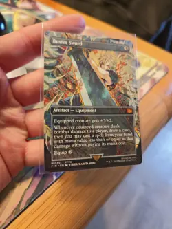 Magic the Gathering: Final Fantasy - Buster Sword (Non-Foil Full Art) #351 - Image 2