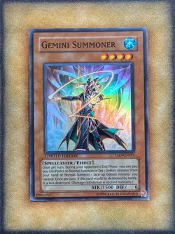 Yugioh Gemini Summoner TAEV-ENSP1 Super Rare Limited Edition LP - Image 1