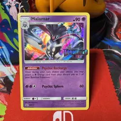 Malamar SM117 Holo STAMPED Prerelease Promo - Forbidden Light - Pokemon TCG 2018 - Image 1