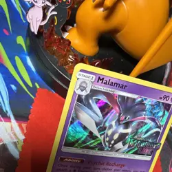 Malamar SM117 Holo STAMPED Prerelease Promo - Forbidden Light - Pokemon TCG 2018 - Image 2