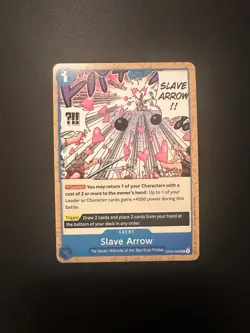 Slave Arrow OP07-056 Pre-release Stamped English One Piece prerelease rare - Image 1