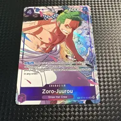 Zoro-Juurou Treasure Rare TR One Piece ST18-004 Emperors in the New World - Image 1