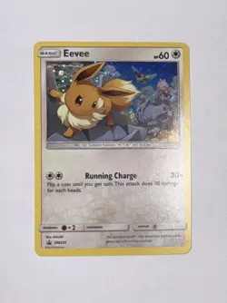 Pokemon TCG - Eevee SM235 Black Star Promo - NM - Image 1