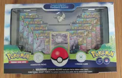 Pokemon TCG Pokemon Go Radiant Eevee Premium Collection Box BNIB New Sealed - Image 1
