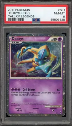 Pokemon Deoxys Call of Legends Holo Rare #SL1 PSA 8 - Image 1