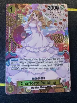 Charlotte Pudding OP03-112 SP Two Legends One Piece Card English - Image 1