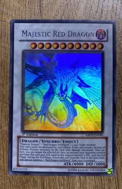 Majestic Red Dragon | ABPF-EN040 | Ghost Rare | 1st Edition | YuGiOh Card | Mint - Image 1