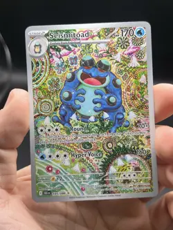 Seismitoad Illustration Rare 105/086 Pokemon Black Bolt English NM - Image 3