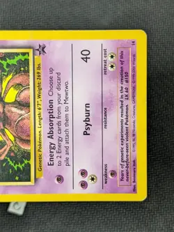 Mewtwo WOTC Promo #14 - Black Star Promo Pokemon TCG MP - Image 5