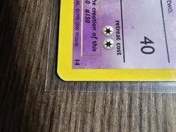 Mewtwo 14 Black Star Promo Wotc Pokemon Tcg. Mp Condition - Image 4