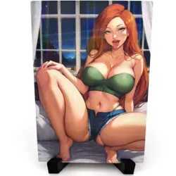 Kim Possible Sexy Hot Anime Waifu Girl Doujin Lewd Goddess Story ACG Art Card - Image 3