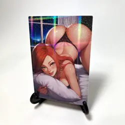 Kim Possible Sexy Hot Anime Waifu Girl Lewd Doujin Goddess Story Holo Art Card - Image 2