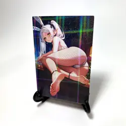 Frieren: Beyond Journey's End Sexy Anime Waifu Bunny Girl Goddess Story Art Card - Image 2